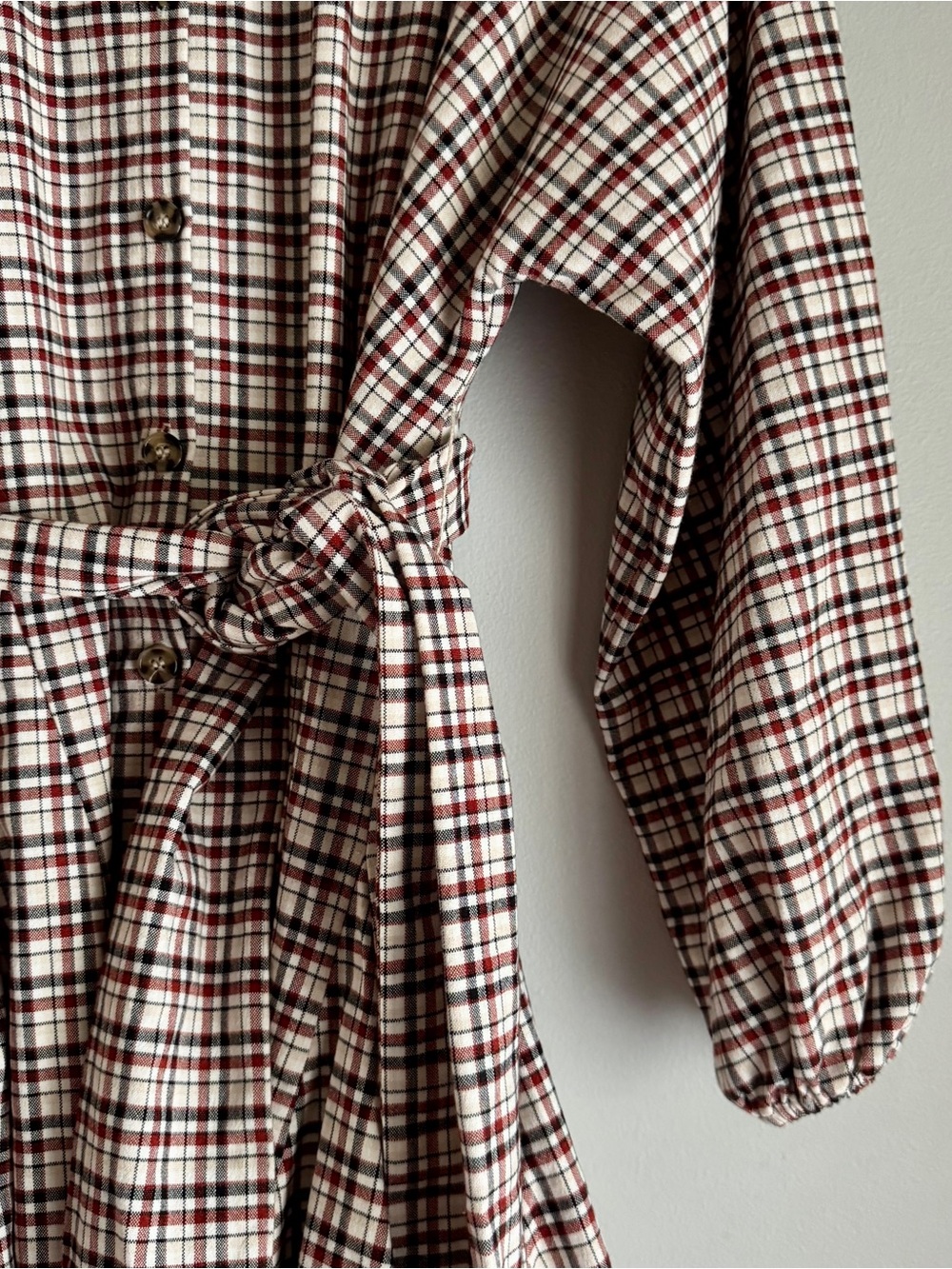 Gianni Bini Charlie Plaid Button Down
Crew Neck Long Sleeve Dress Size Small - Picture 5 of 8